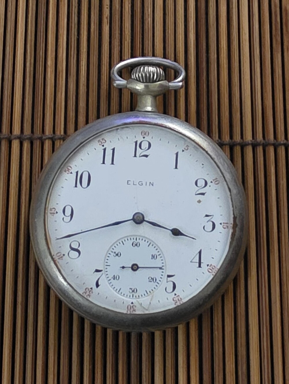 Elgin Nickel Pocket Watch (Vintage)